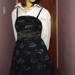 RW & CO. lace floral cocktail dress